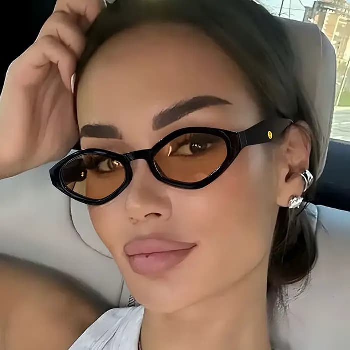 Lunettes de soleil œil de chat vintage pour femmes et hommes