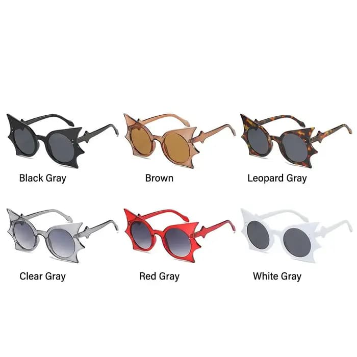 Lunettes de soleil chauve-souris uniques pour femmes