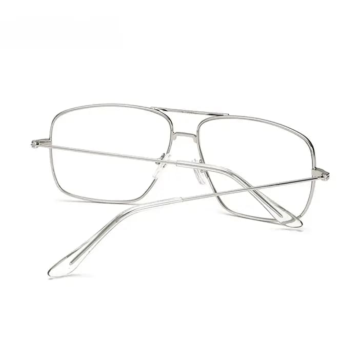 Lunettes de soleil vintage à monture carrée dorée pour hommes et femmes