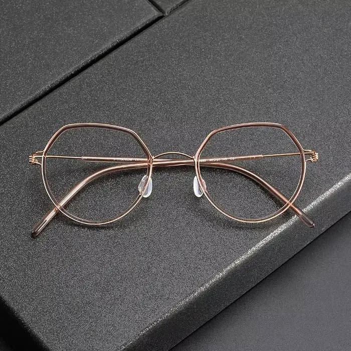 Danemark marque Deisgner sans vis lunettes montures ultra-léger femme Anti-bleu myopie