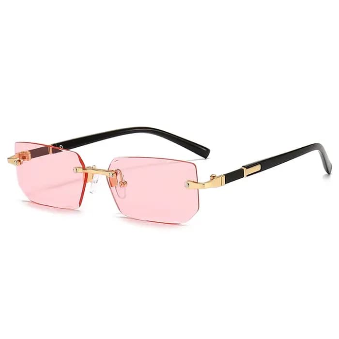 Lunettes de soleil rectangulaires sans bords