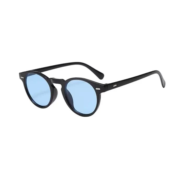 1 paire de lunettes rondes rétro unisexes
