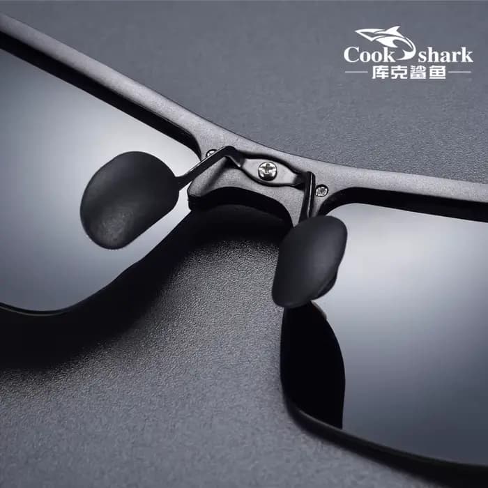 Cook Shark – lunettes de soleil en aluminium et magnésium pour hommes