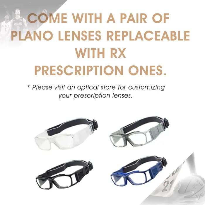 Lunettes de basket-ball pour adultes et adolescents