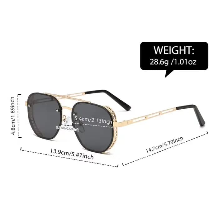 1 pièce, lunettes à double faisceau plein cadre