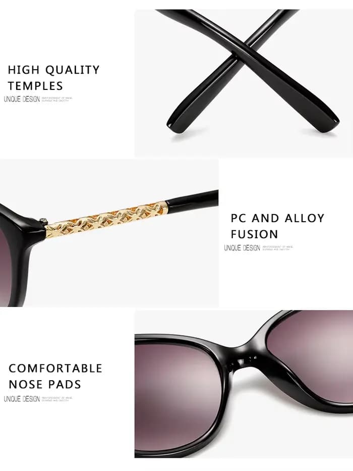 Lunettes de soleil surdimensionnées pour femmes