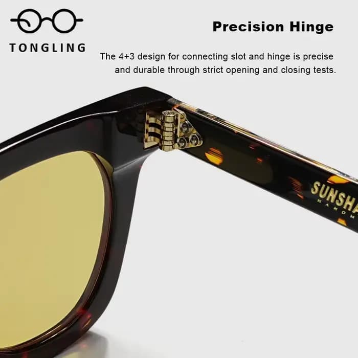 Lunettes de lecture rondes en acétate faites à la main pour hommes et femmes