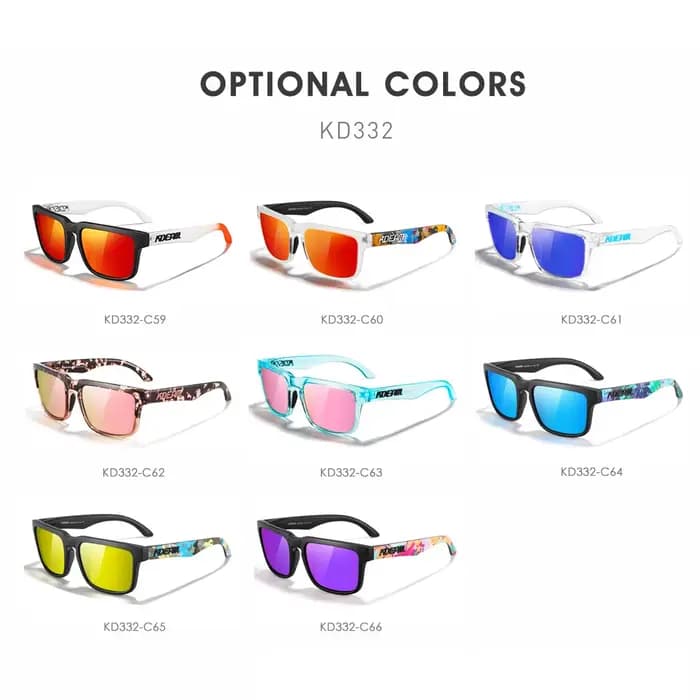 Lunettes de soleil polarisées Kdeam 2025 pour hommes et femmes