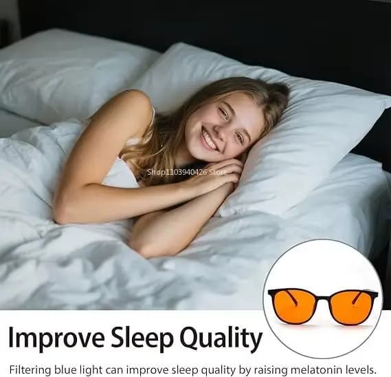 Lunettes anti-lumière bleue pour femme et homme