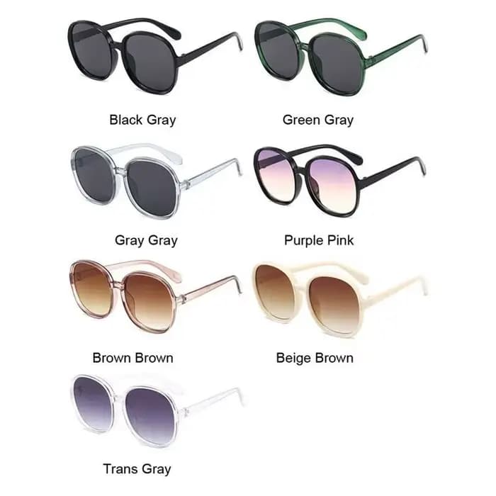 Lunettes de soleil classiques Vintage en plastique pour femmes