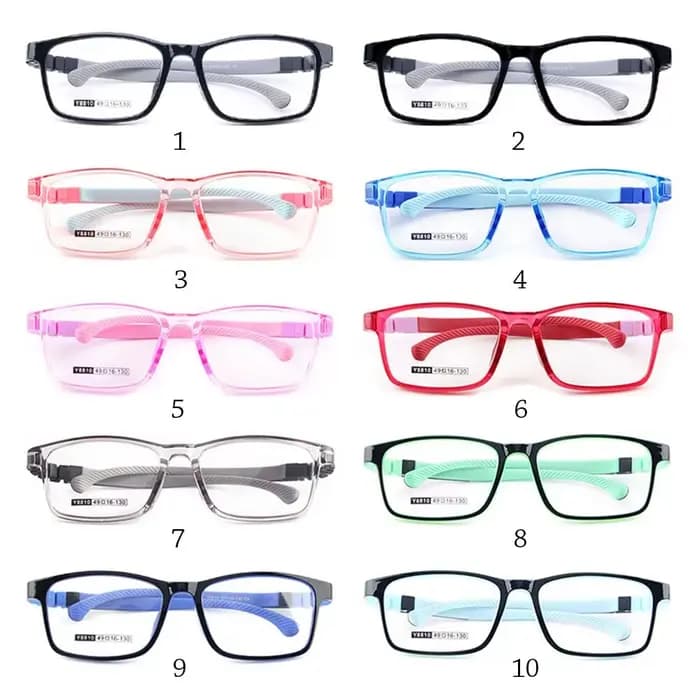 Lunettes à monture ultra-légère en silicone pour enfants