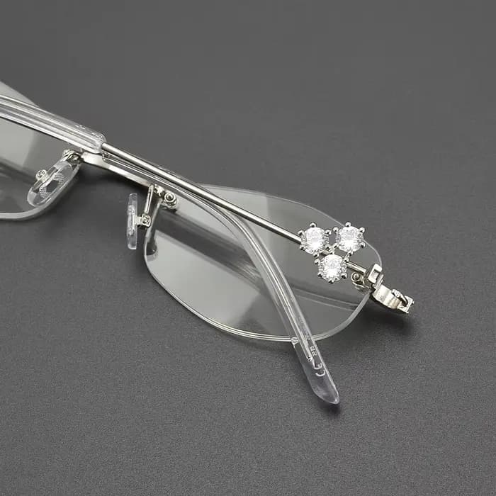 MUSKOBR – lunettes Vintage sans bords pour femmes et hommes