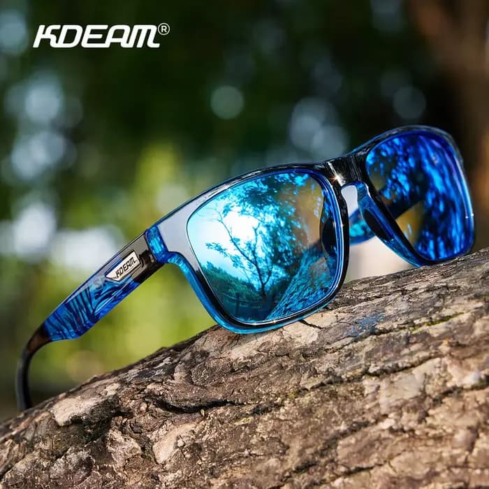 Lunettes de soleil polarisées pour hommes KDEAM taille XL