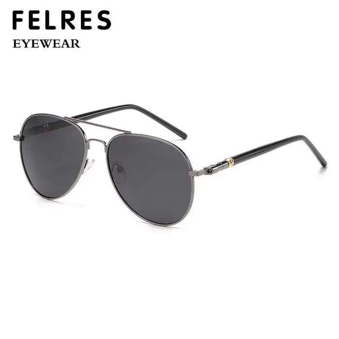 Pilot hommes classique Prescription lecture lunettes de soleil lentille noire fini presbyte lecteurs ombre