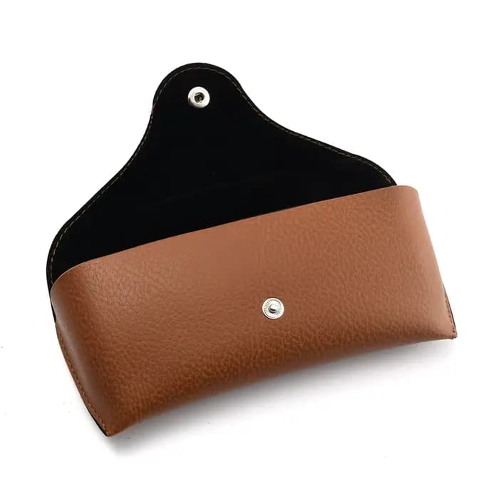COHK – étui souple en cuir pour lunettes de soleil