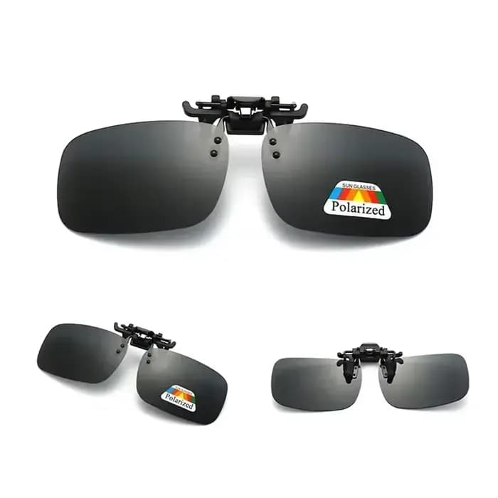 Ensemble de lunettes de soleil à clip polarisé