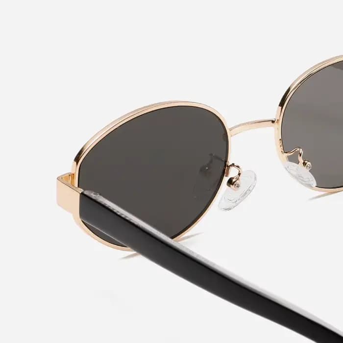 COHK nouvelles lunettes de soleil ovales à la mode pour femmes hommes marque de luxe Design monture en métal