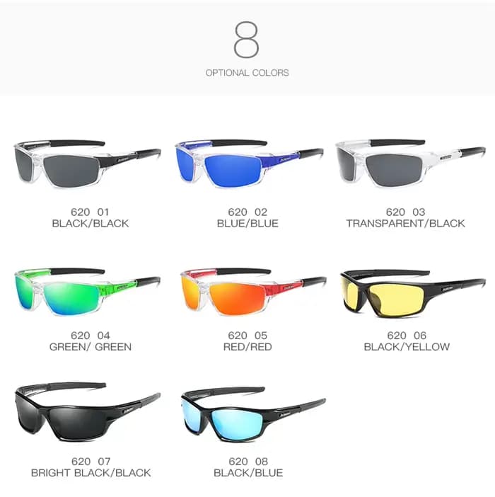 DUBERY marque Design hommes lunettes polarisées noir pilote