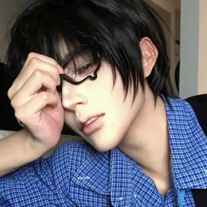 Lunettes de cosplay en forme de larme unisexe sans verres