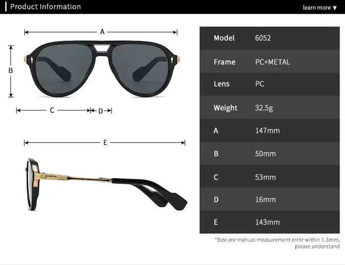 Nouvelles lunettes d'aviateur pour hommes de style européen et américain