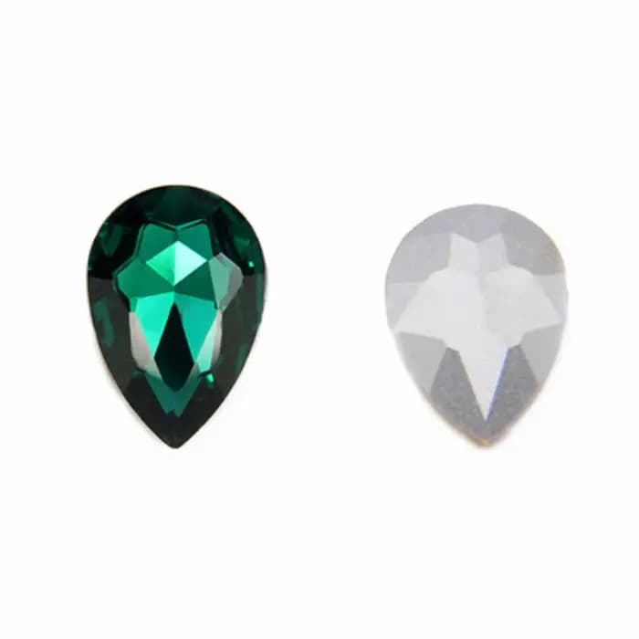Perles de strass en verre cristal 10x14 13x18, formes goutte d'eau, couleurs variées, à coller, pour artisanat, cadre photo, DIY