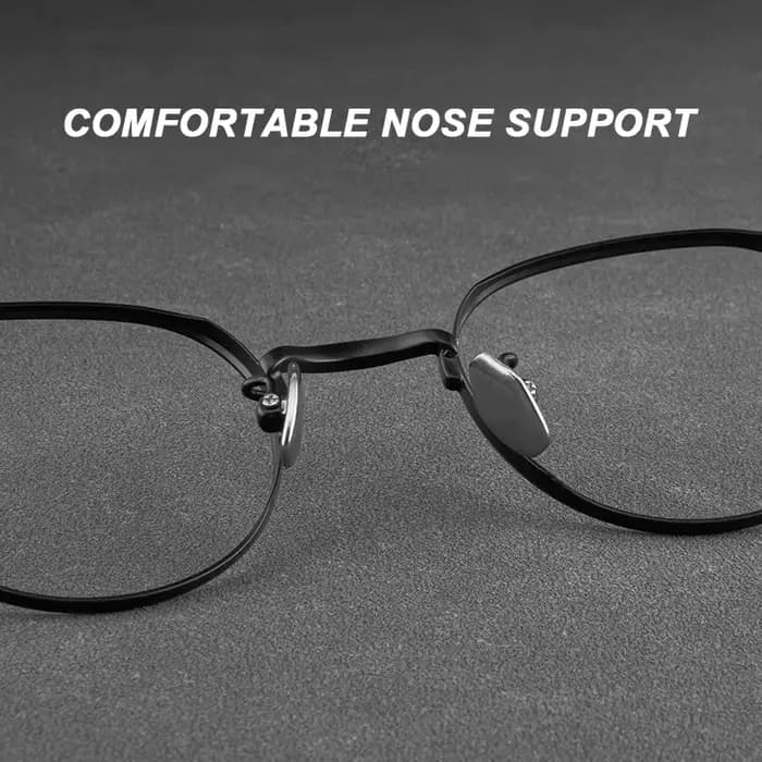 Montures de lunettes en titane ultra-légères faites à la main pour hommes