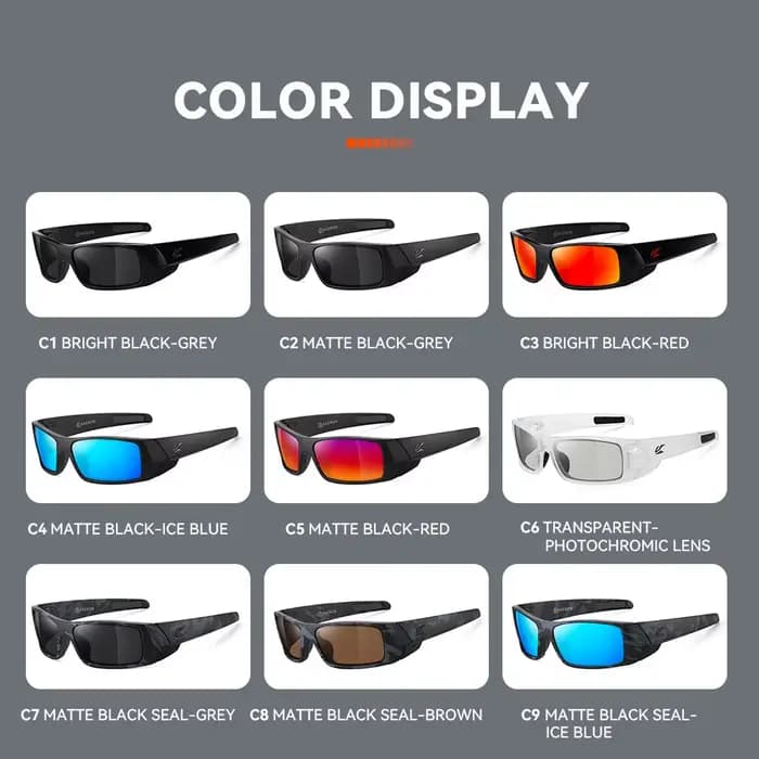 Lunettes de soleil polarisées classiques pour hommes