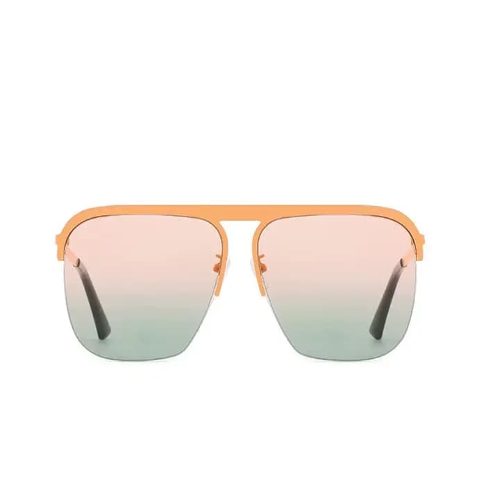 Lunettes de soleil carrées de luxe pour femmes et hommes