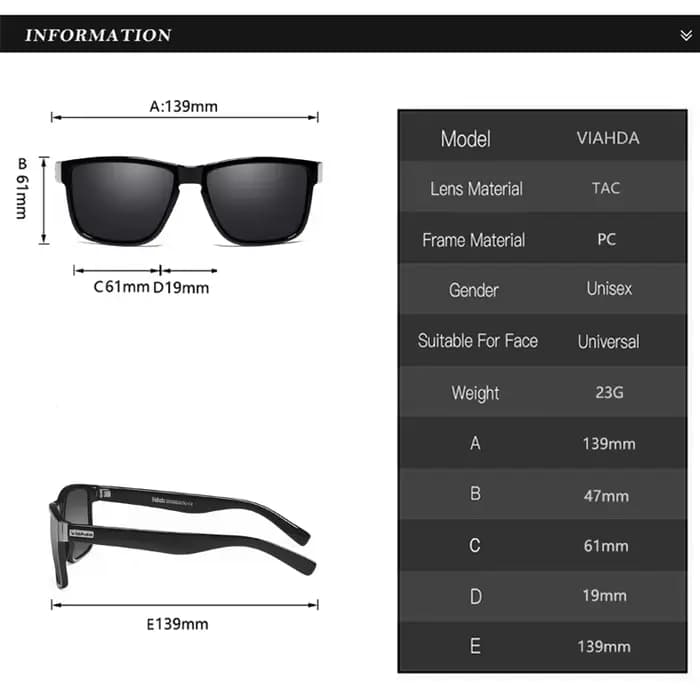 Lunettes de soleil de cyclisme VIAHDA pour l'extérieur