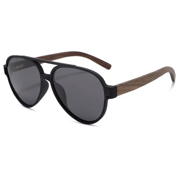 Lunettes de soleil personnalisées en bois gravées