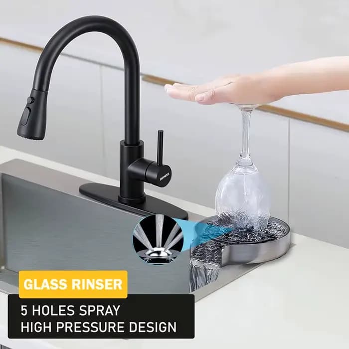 Lave-gobelet automatique à haute pression, lave-gobelet automatique, robinet, lave-verre, évier de cuisine, accessoires d'évier, Machine à laver le verre