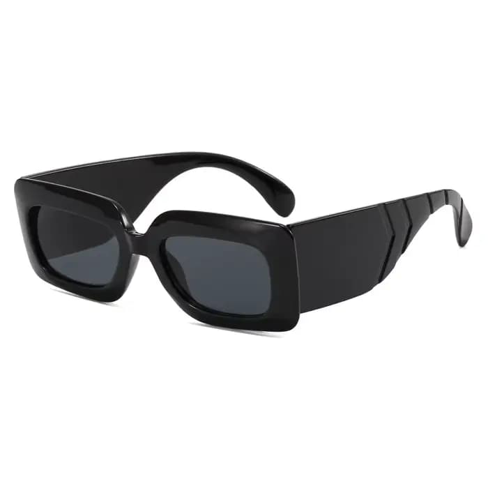 Lunettes De soleil carrées hommes femmes peau De serpent