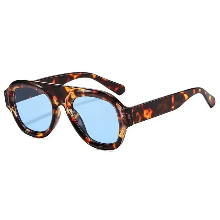 1 paire de lunettes de soleil Aviator tendance pour homme et femme