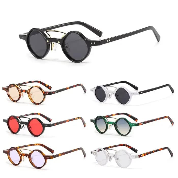 Lunettes de soleil rondes et carrées pour hommes et femmes