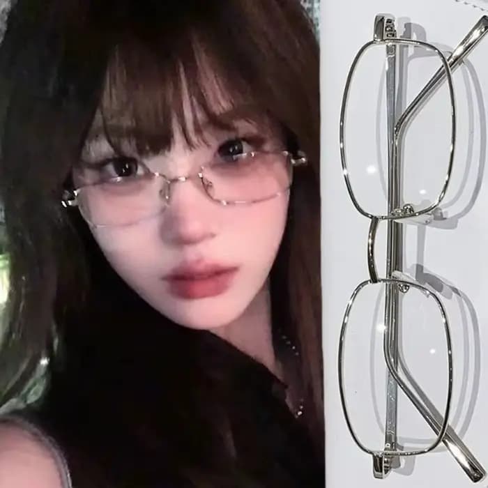 Harajuku Y2K – lunettes Vintage à petite monture carrée pour femmes et hommes