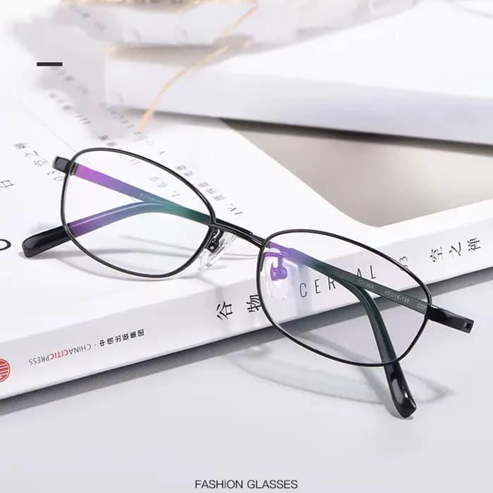 Lunettes optiques à monture en titane à jante complète pour hommes et femmes