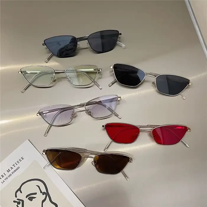 Lunettes de soleil œil de chat classiques pour femmes