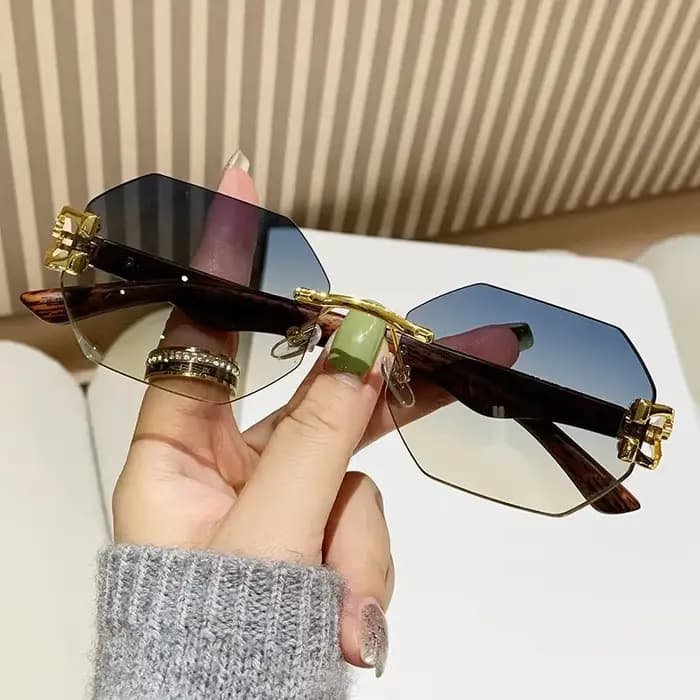 Lunettes de soleil carrées décontractées pour hommes et femmes