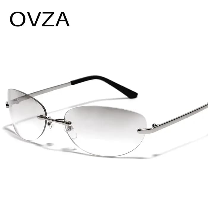 OVZA – lunettes de soleil Punk sans bords pour hommes et femmes