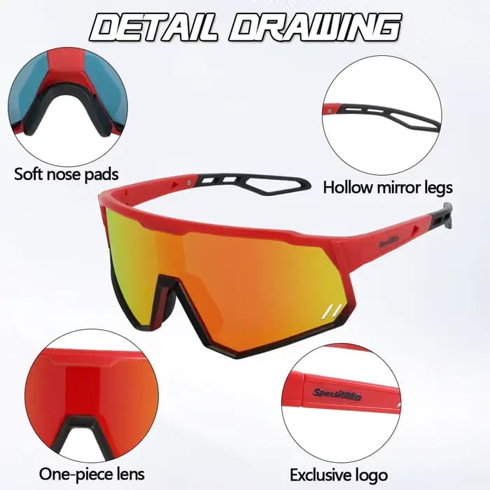 Lunettes de cyclisme photochromiques pour hommes et femmes