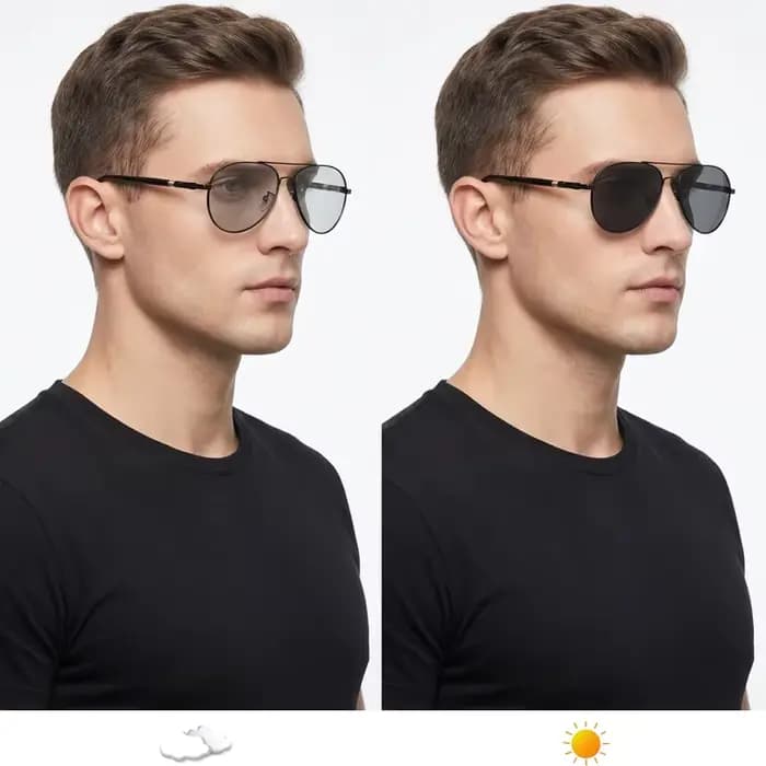 Lunettes de soleil photochromiques polarisées pour hommes et femmes