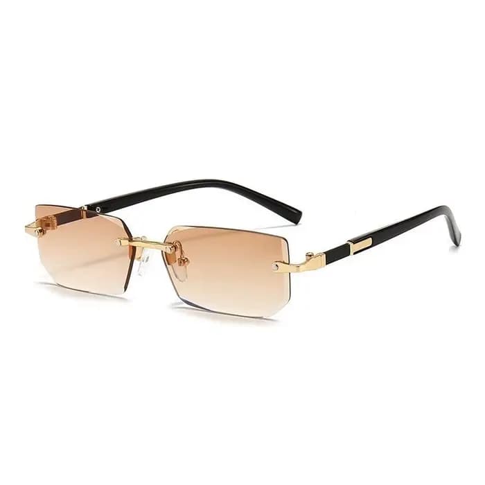 Lunettes de soleil sans monture pour hommes et femmes