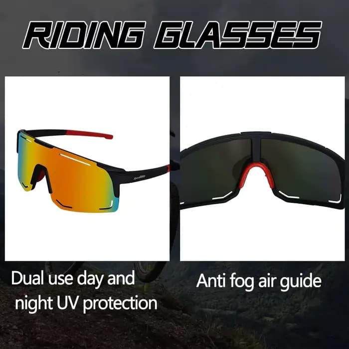 Lunettes de soleil de cyclisme hommes femmes VTT