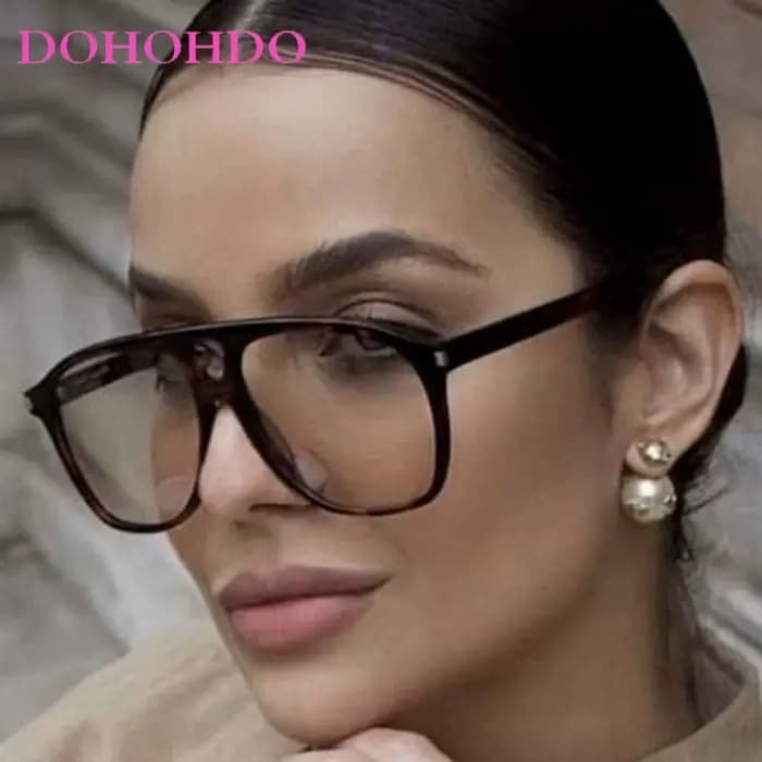 DOHOHDO Lunettes de soleil tendance surdimensionnées pour hommes et femmes