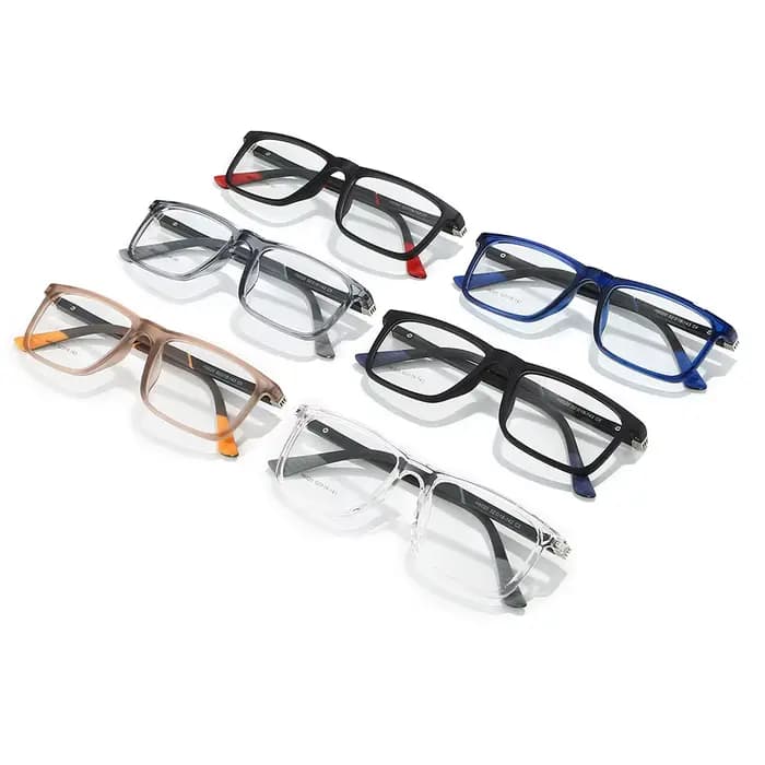 Lunettes de Prescription Anti-lumière bleue pour femmes et hommes, pour ordinateur/téléphone, vie quotidienne, tendance, lecture, myopie, TR90, carrées