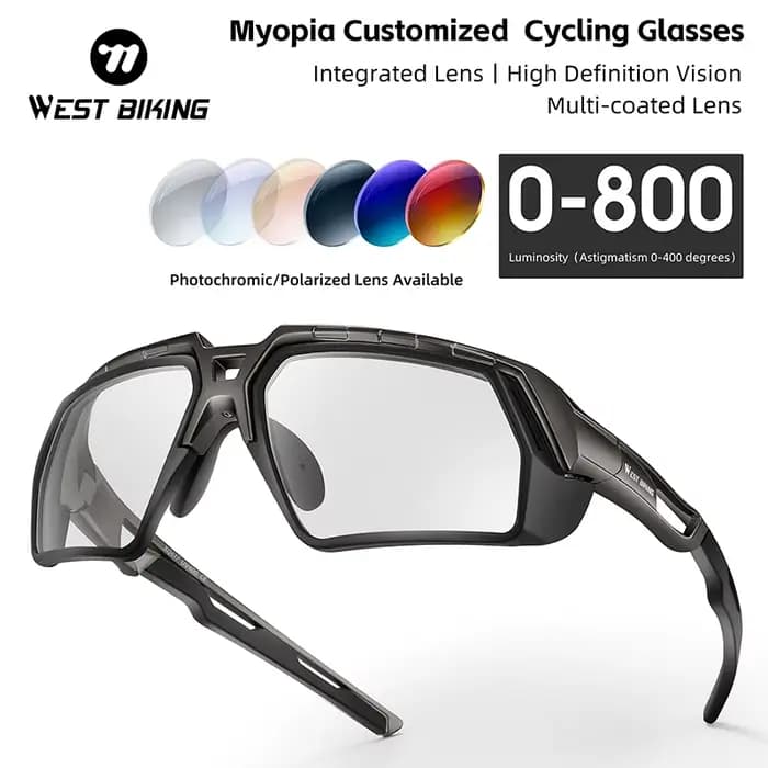 WEST BIKING-Lunettes de soleil unisexes personnalisées