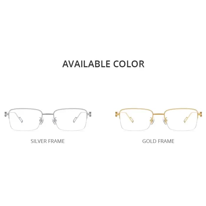 Lunettes carrées rétro vintage pour hommes