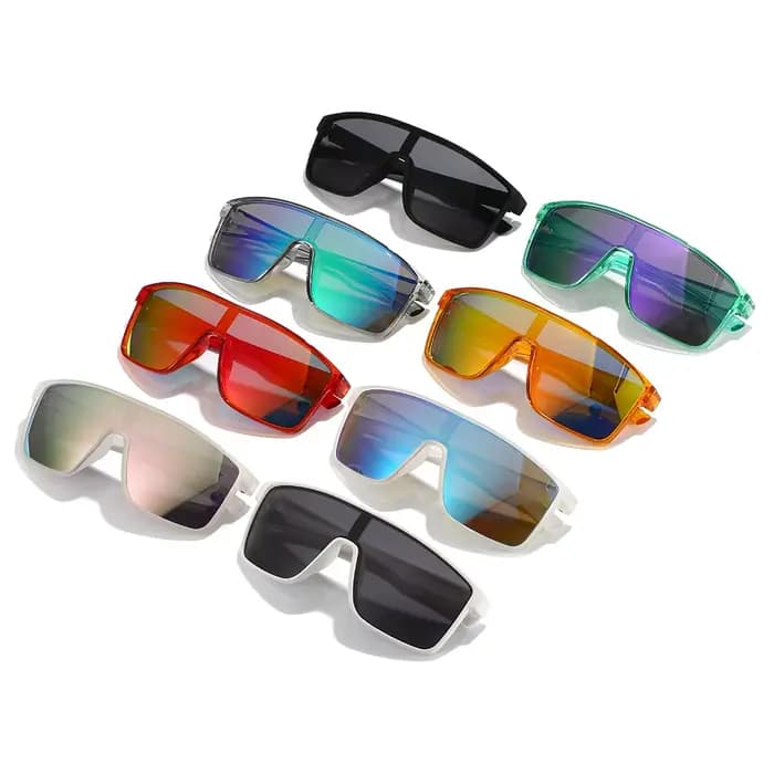 Lunettes de soleil de sport colorées pour la plage en plein air