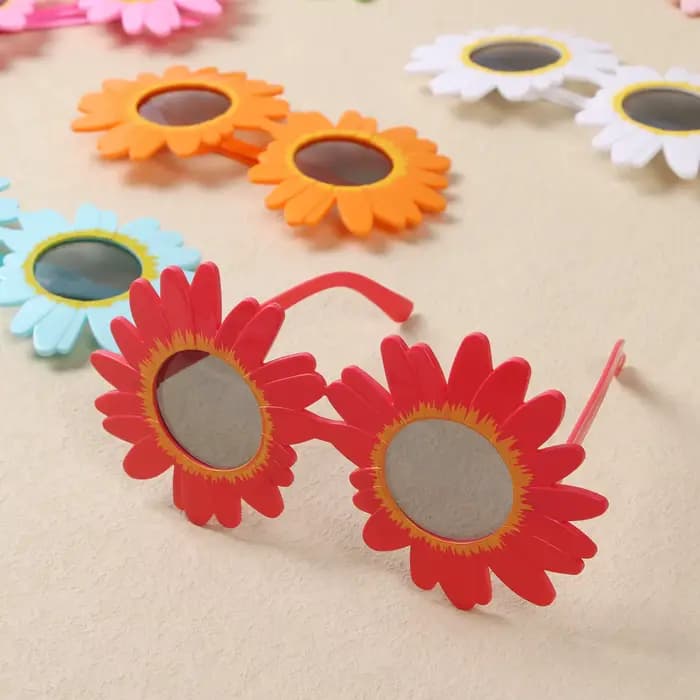 Lunettes de soleil tournesol en forme de petite marguerite