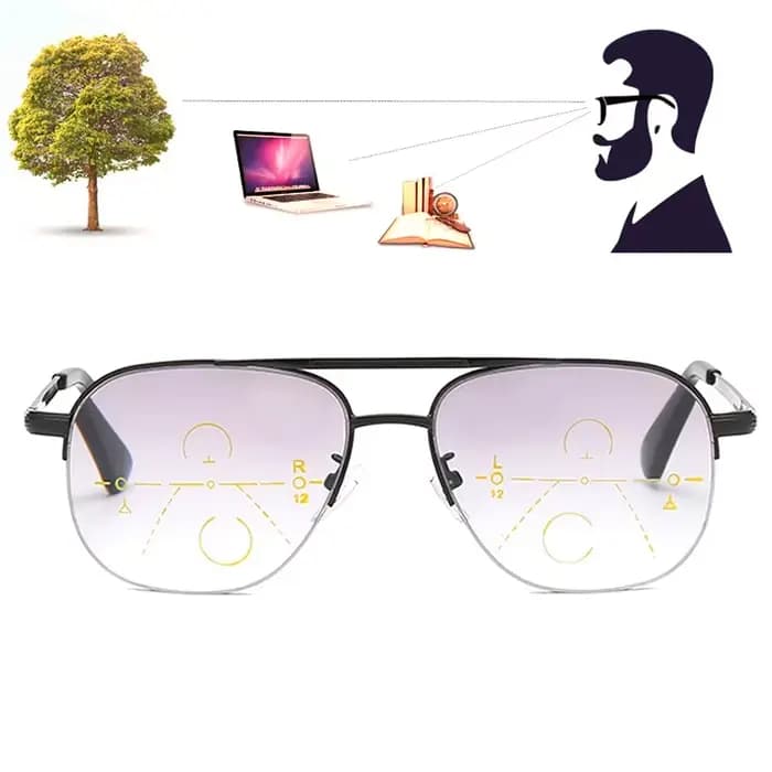 Lunettes de lecture progressives multifocales pour hommes et femmes